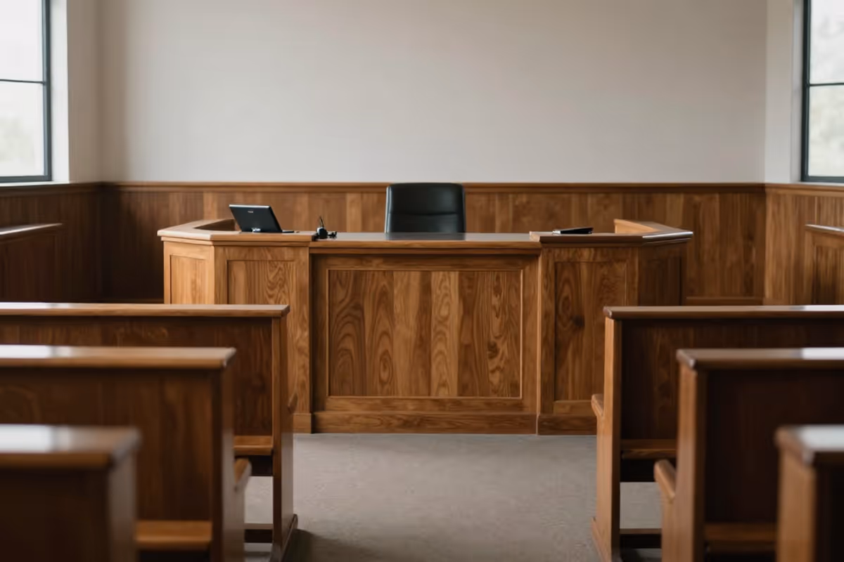 ISACORP investigators presenting evidence in a New Zealand courtroom
